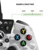 turtle beach recon  arctic camo controller detail image 10 game and chat mix english